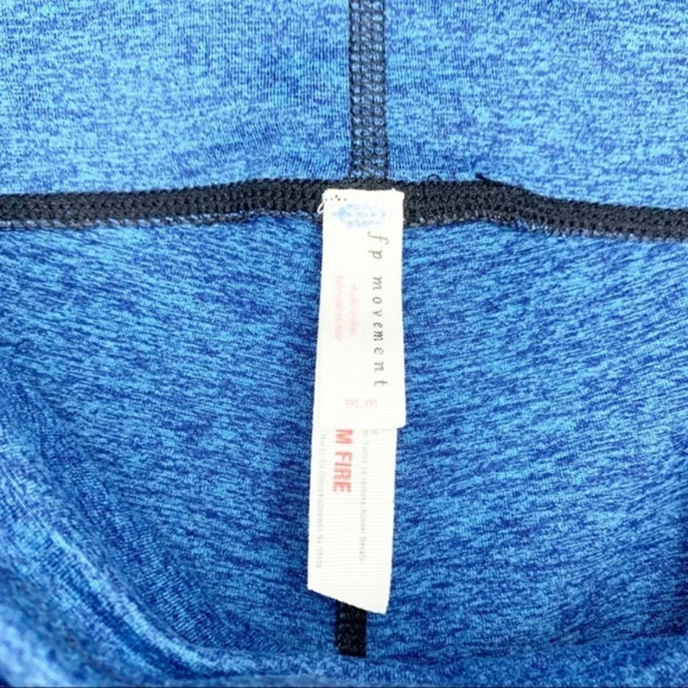 Free People Movement Womens Medium Heathered Blue Infinity Leggings